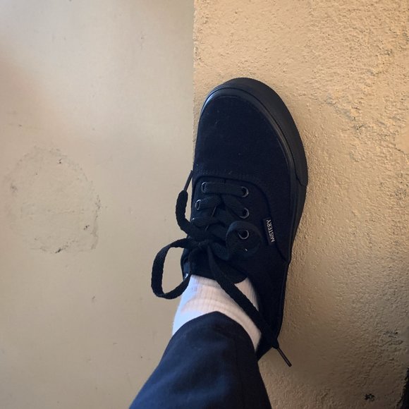 Black sneakers